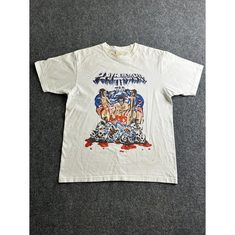 Mens Playboi Carti King Vamp Tour Graphic T-Shirt, Size M
